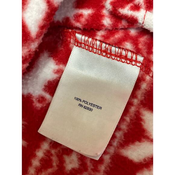 Lands' End Women's Red Fair Isle Turtleneck Long Sleeve Christmas Sweater Sz XL - Picture 5 of 5